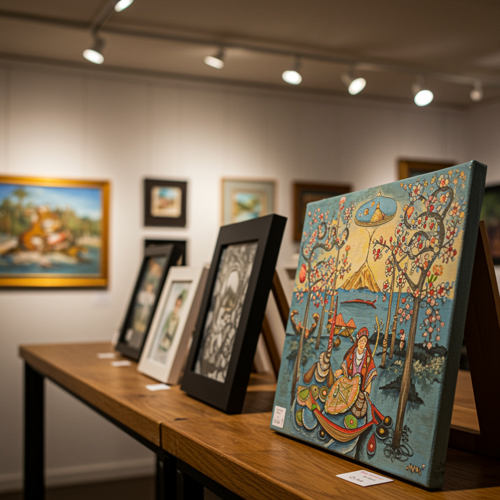 Local Art Gallery interior